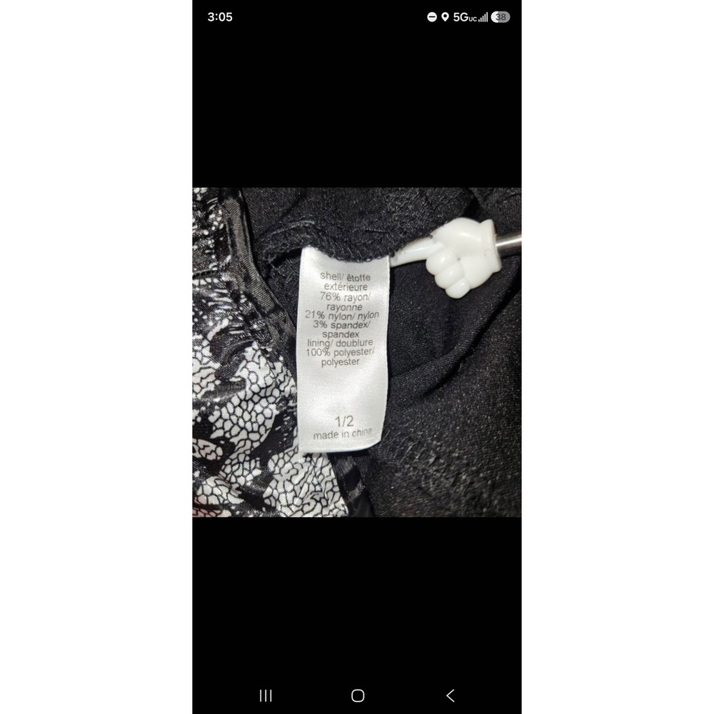 Maurices Womens Black Skinny Dress Pants Low Rise Work Trousers Size 0/1 Short - Picture 10 of 12